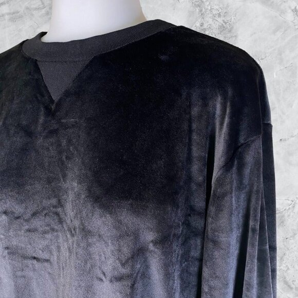 Lovers and Friends Zoja Marshmallow Sweatshirt Dress - Black - Picture 6 of 7